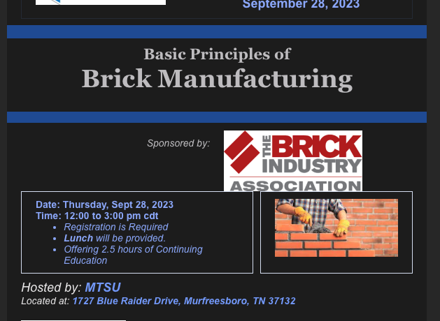 Basic Principles of Brick Manufacturing